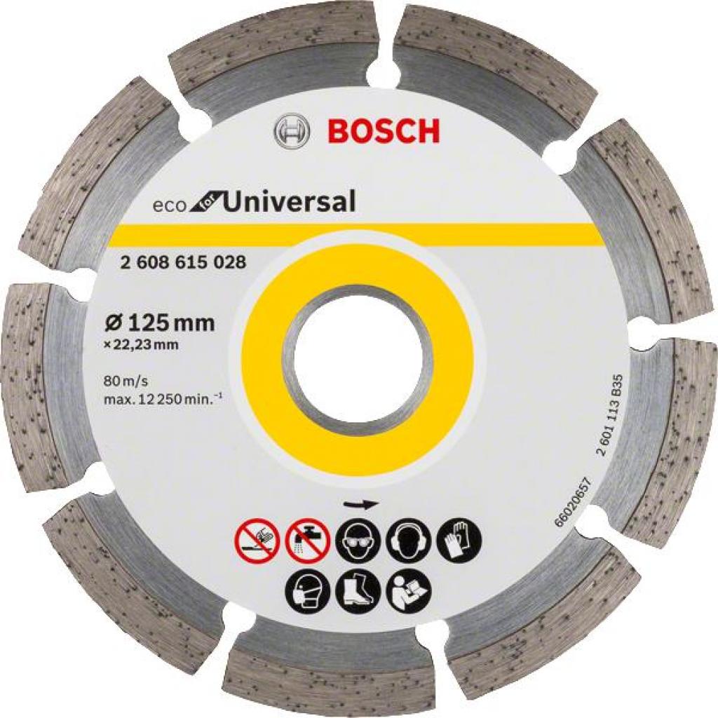 Круг відрізний Bosch ECO Universal 125-22.23 (2.608.615.028) - зображення 1