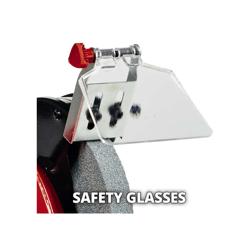 Точильний верстат Einhell TC-WD 200/150, 250 Вт, диски 200/150 мм, 134/2980 (4417242) - зображення 3