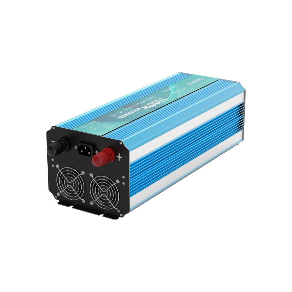 Автомобільний інвертор Choetech 12/220V 1500Вт, з функцією ДБЖ, чиста синусоїда (INV-C1500WUPS-EU) - зображення 2