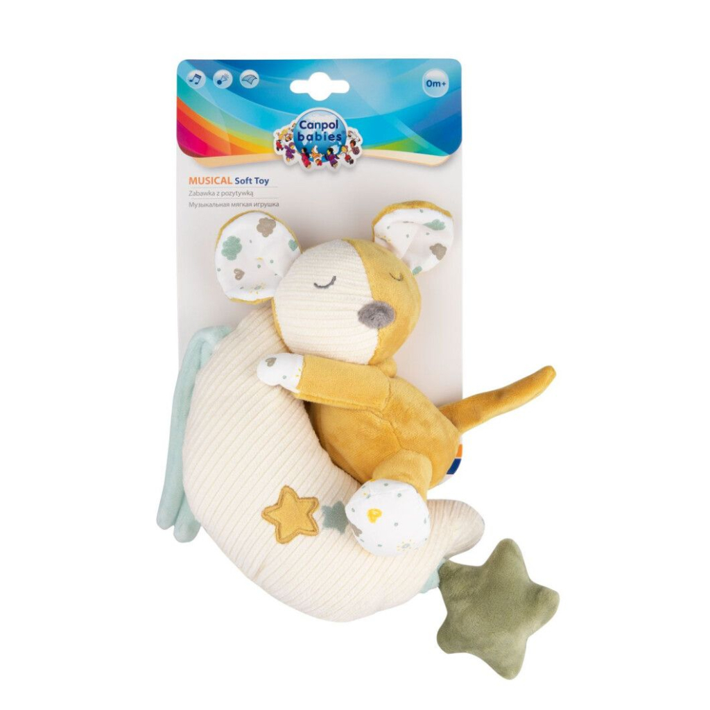 Брязкальце Canpol плюшева музична Mouse (77/202) - зображення 7