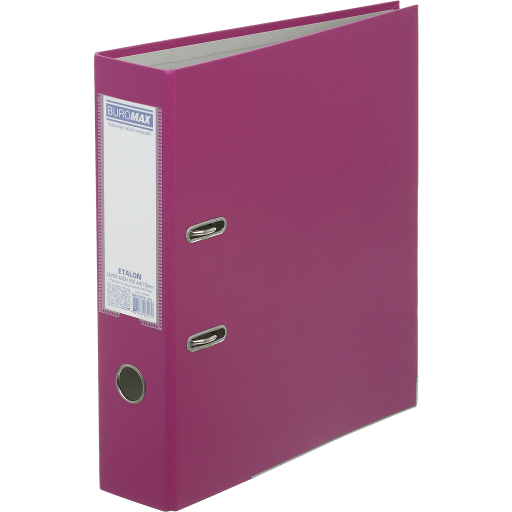 Папка - реєстратор Buromax Etalon A4 75 мм Бузкова (BM.3015-26c) - зображення 1