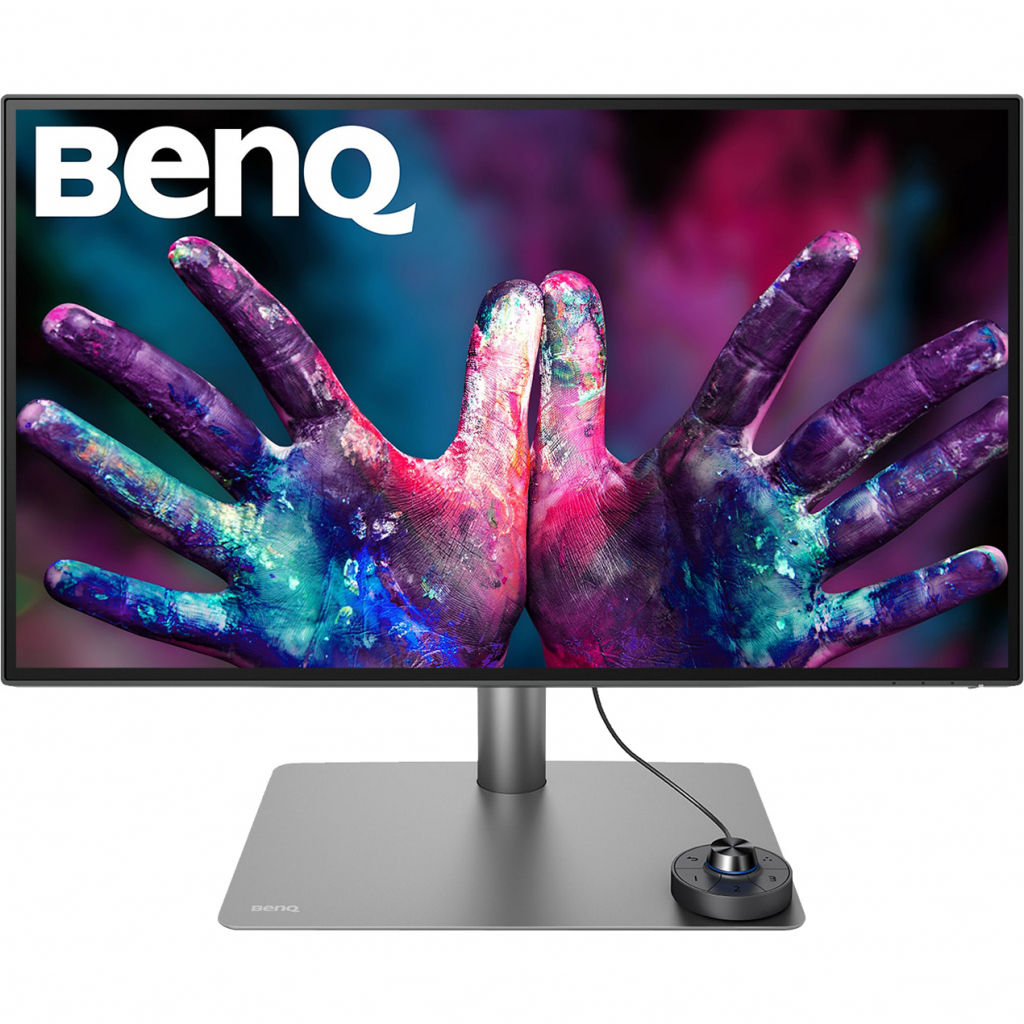 Монітор BenQ PD2725U DARK GREY (9H.LJXLA.TBE) - зображення 1