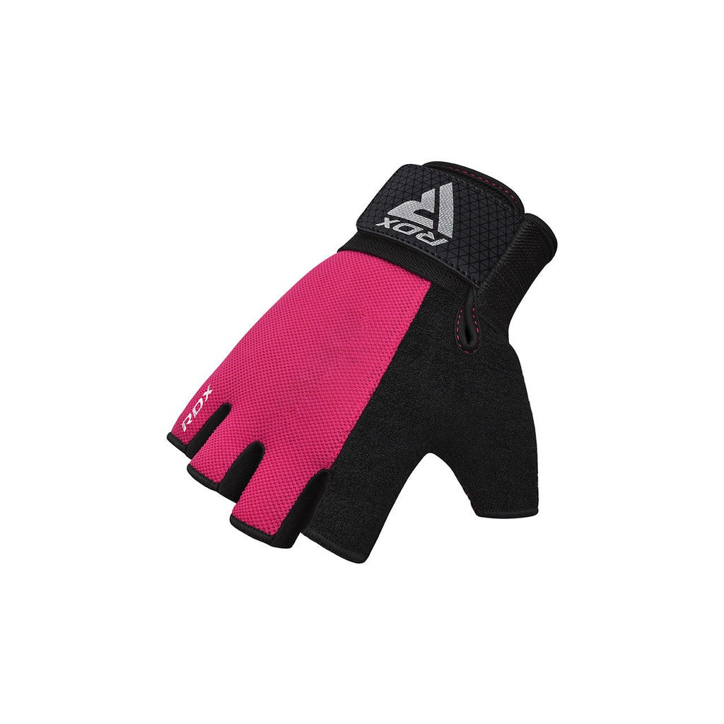 Рукавички для фітнесу RDX W1 Half Pink Plus M (WGA-W1HP-M+) - зображення 2