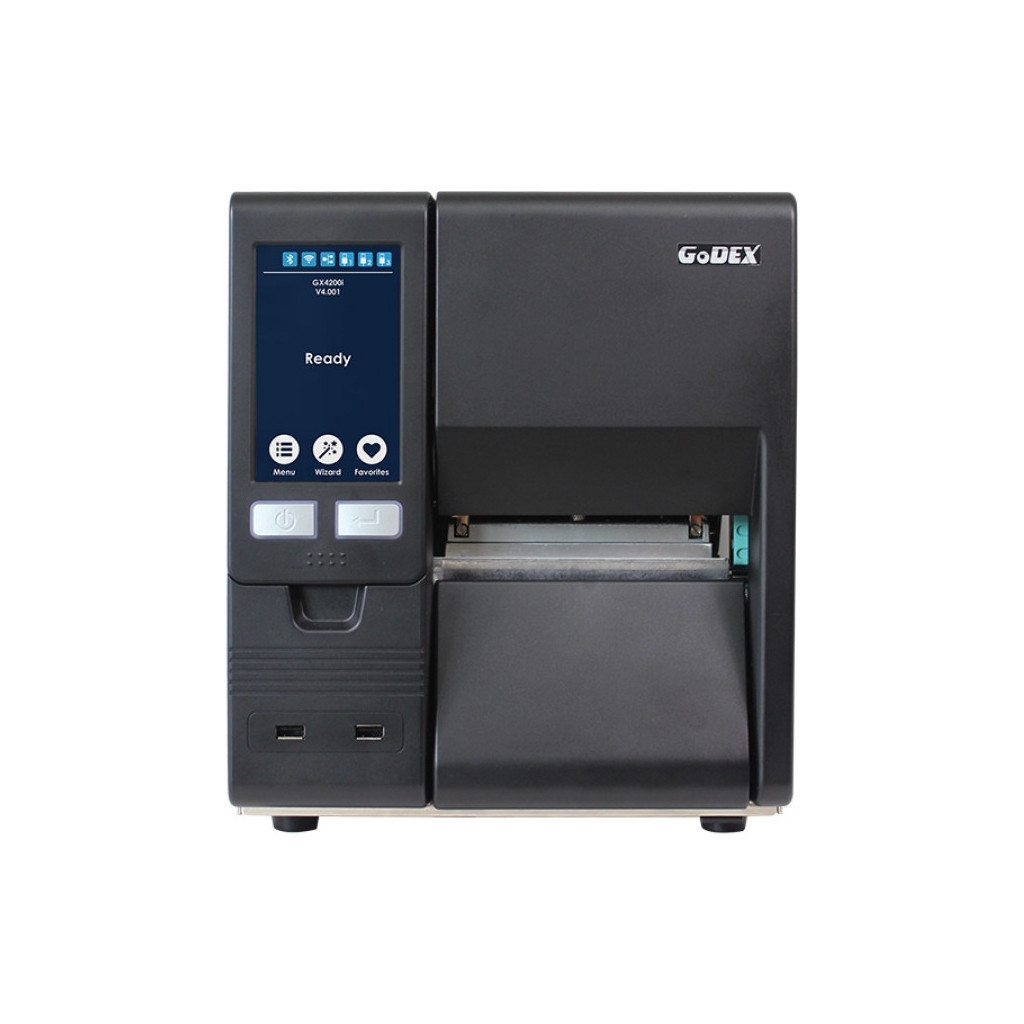 Принтер етикеток Godex GX4300I 300dpi, USB, Ethernet, Wi-Fi, USB-Host, Serial (24118) - зображення 3