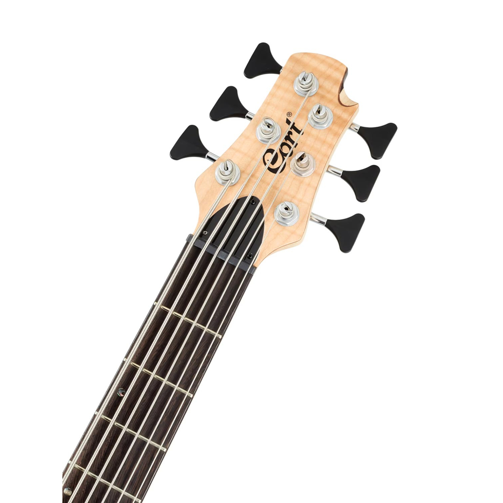 Бас-гітара Cort A6 Plus FMMH (Open Pore Natural) - зображення 4