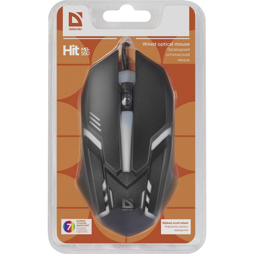 Мишка Defender Hit MB-550 Black (52550) - зображення 6