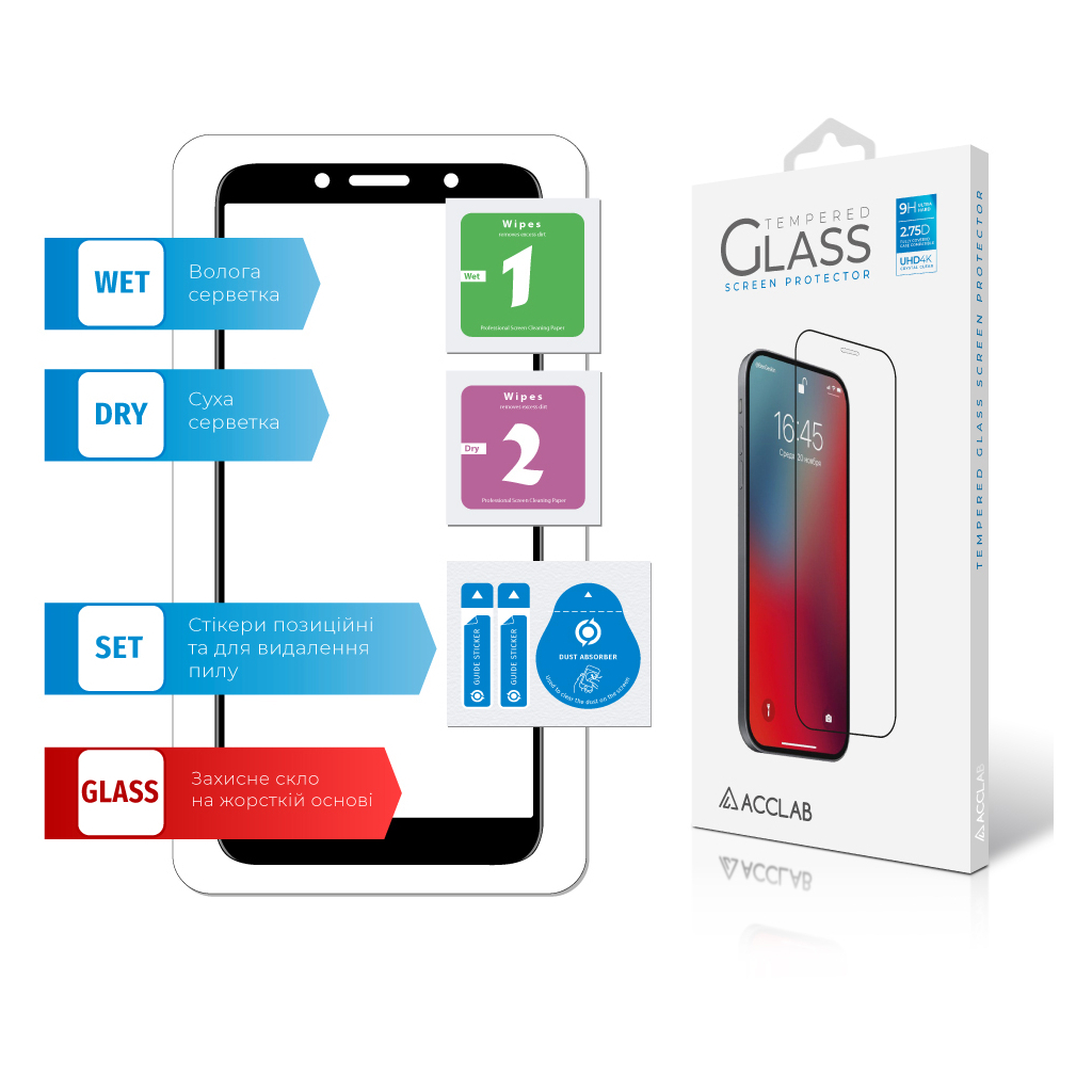Скло захисне ACCLAB Full Glue Huawei Y5p (1283126508295) - зображення 6