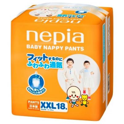 Підгузки Nepia Babby Nappy Pants XXL (12-20 кг) 18 шт (4901121552903) - зображення 1