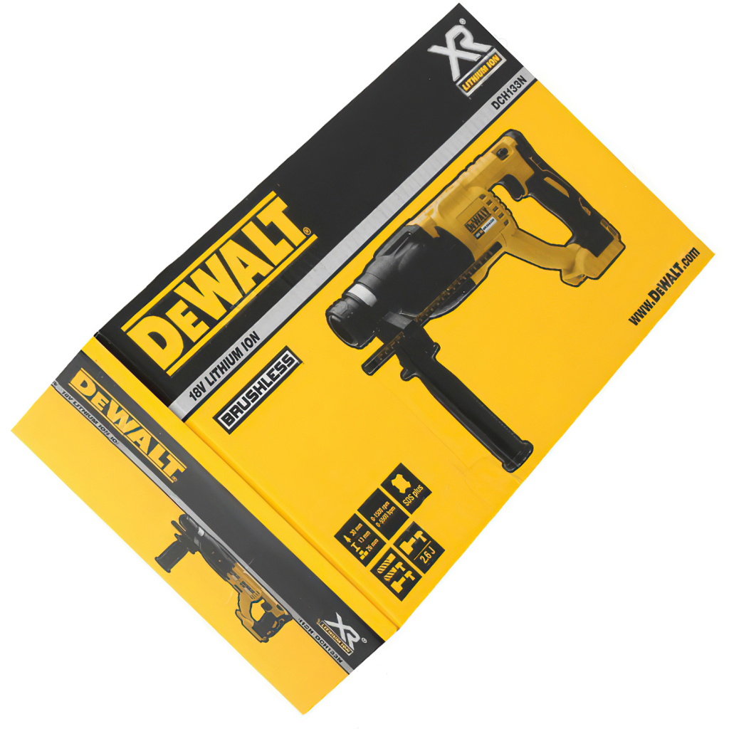 Перфоратор DeWALT безщітковий, SDS-Plus, 18 В, 2.6 Дж, 3 реж. (без АКБ та ЗП) (DCH133N) - изображение 4