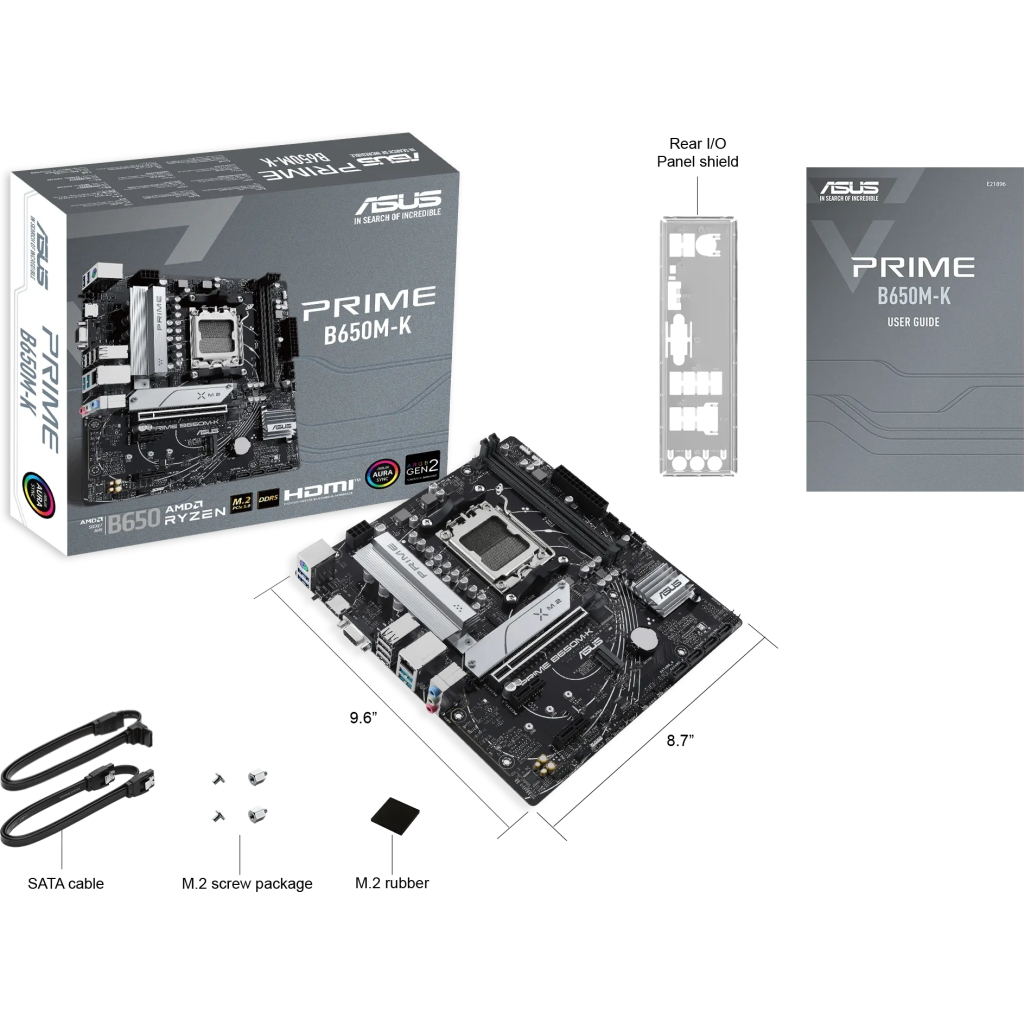 Материнська плата ASUS PRIME B650M-K - зображення 7
