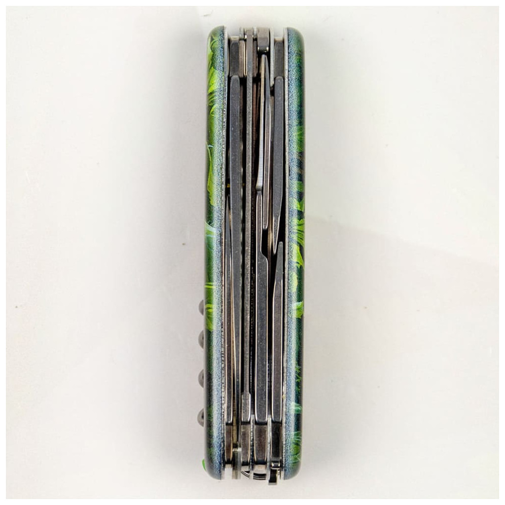 Ніж Victorinox Huntsman Zodiac 91 мм Зелений дерев'яний дракон (1.3713.3_Z3240p) - зображення 8