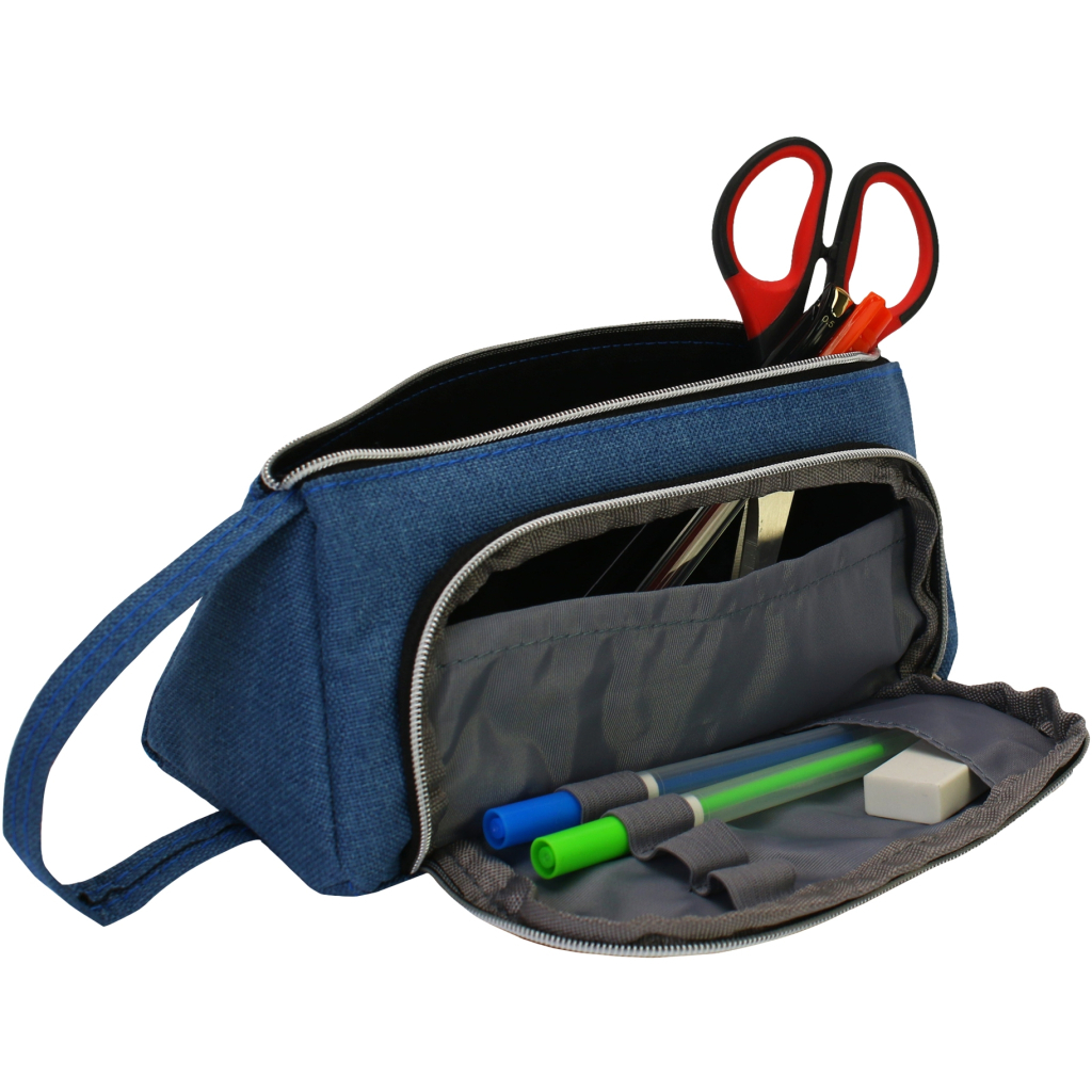 Пенал Cool For School 2 відділення Синій (CF87216) - изображение 2