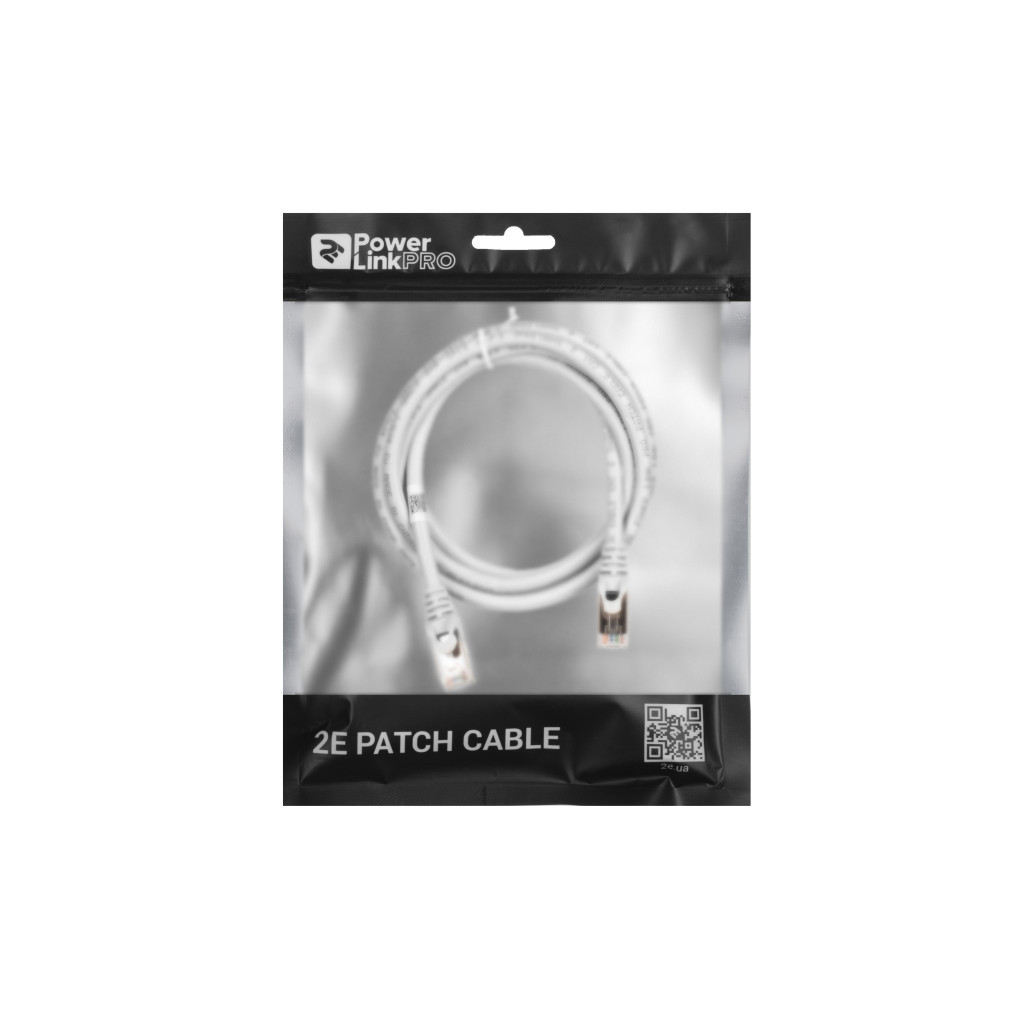 Патч-корд 2E 1.50м S/FTP Cat 6 CU PVC 26AWG 7/0.16 grey (2E-PC6SFTPCOP-150GRY) - зображення 3