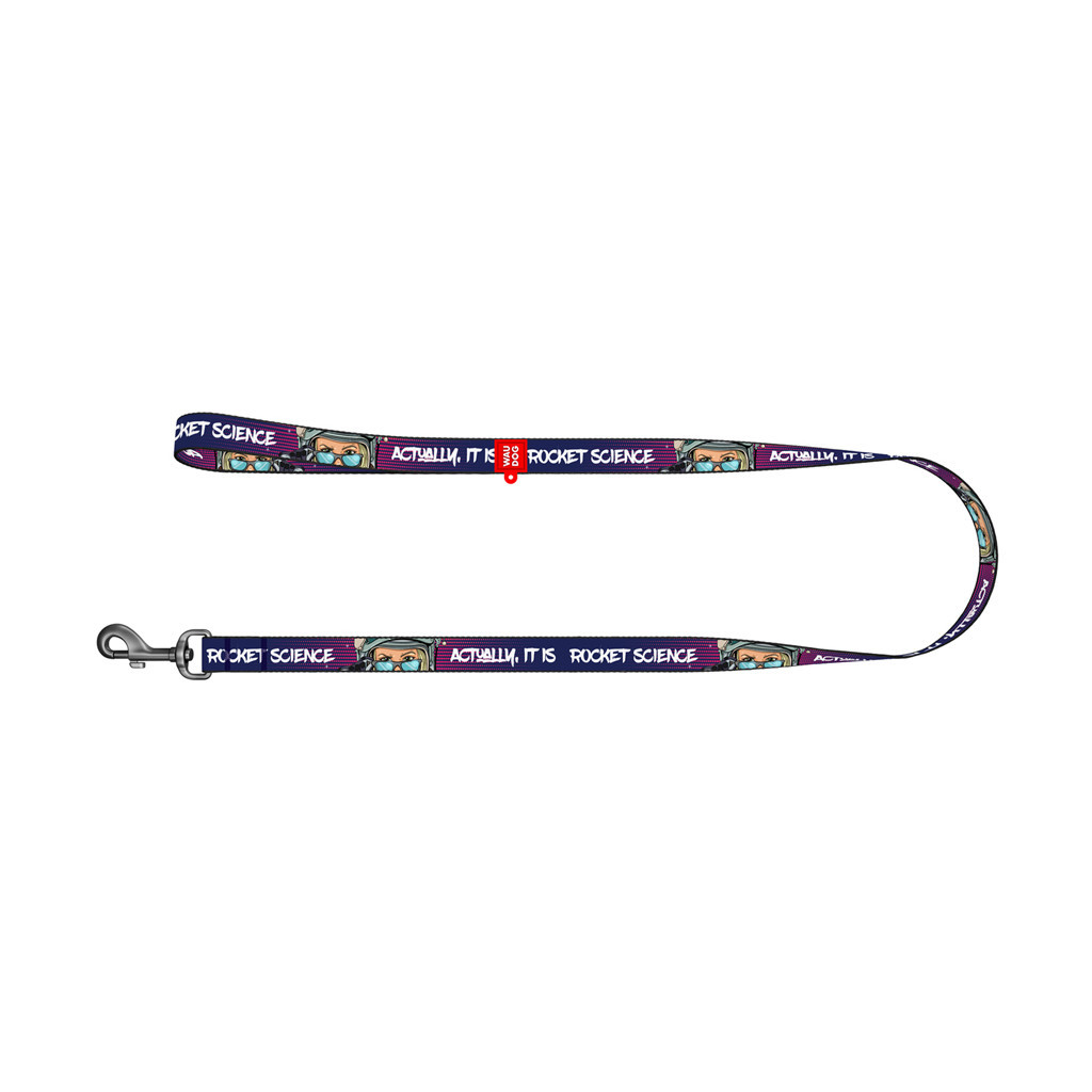 Повідець для собак WAUDOG Nylon "Космос. Ракетобудування" S 15 мм х 122 см (4915-0124) - зображення 2