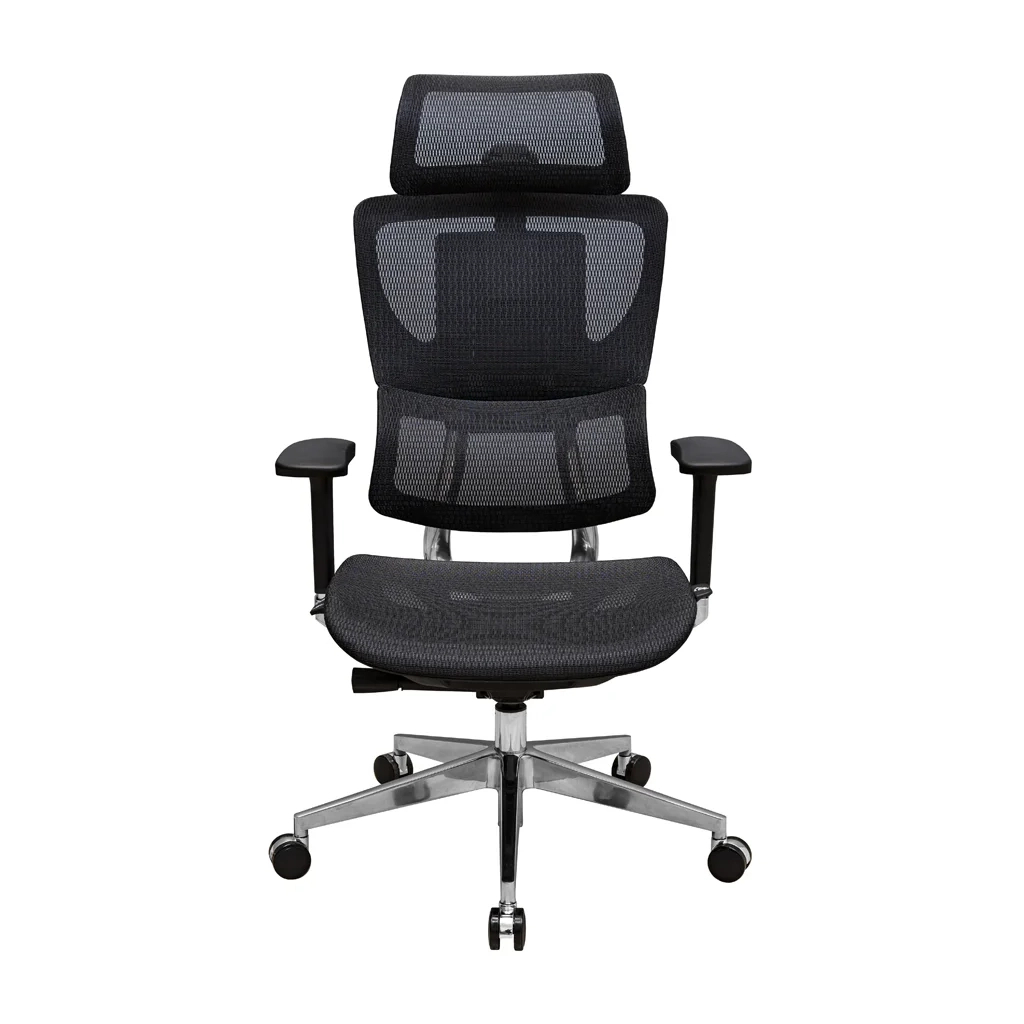 Офісне крісло Richman Ерготекс Алюм Synchro Сітка Чорне (R00000052539) - зображення 2