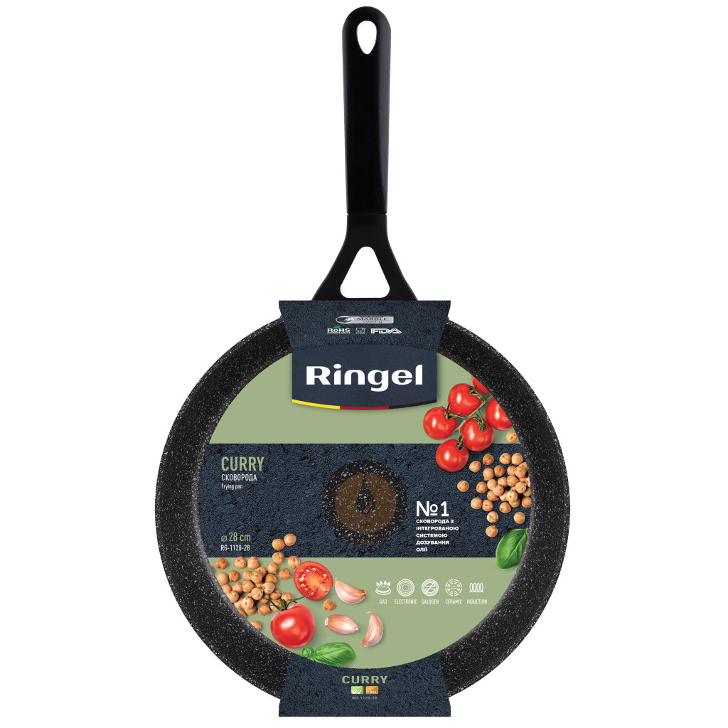 Сковорода Ringel Curry 28 см (RG-1120-28) - зображення 3