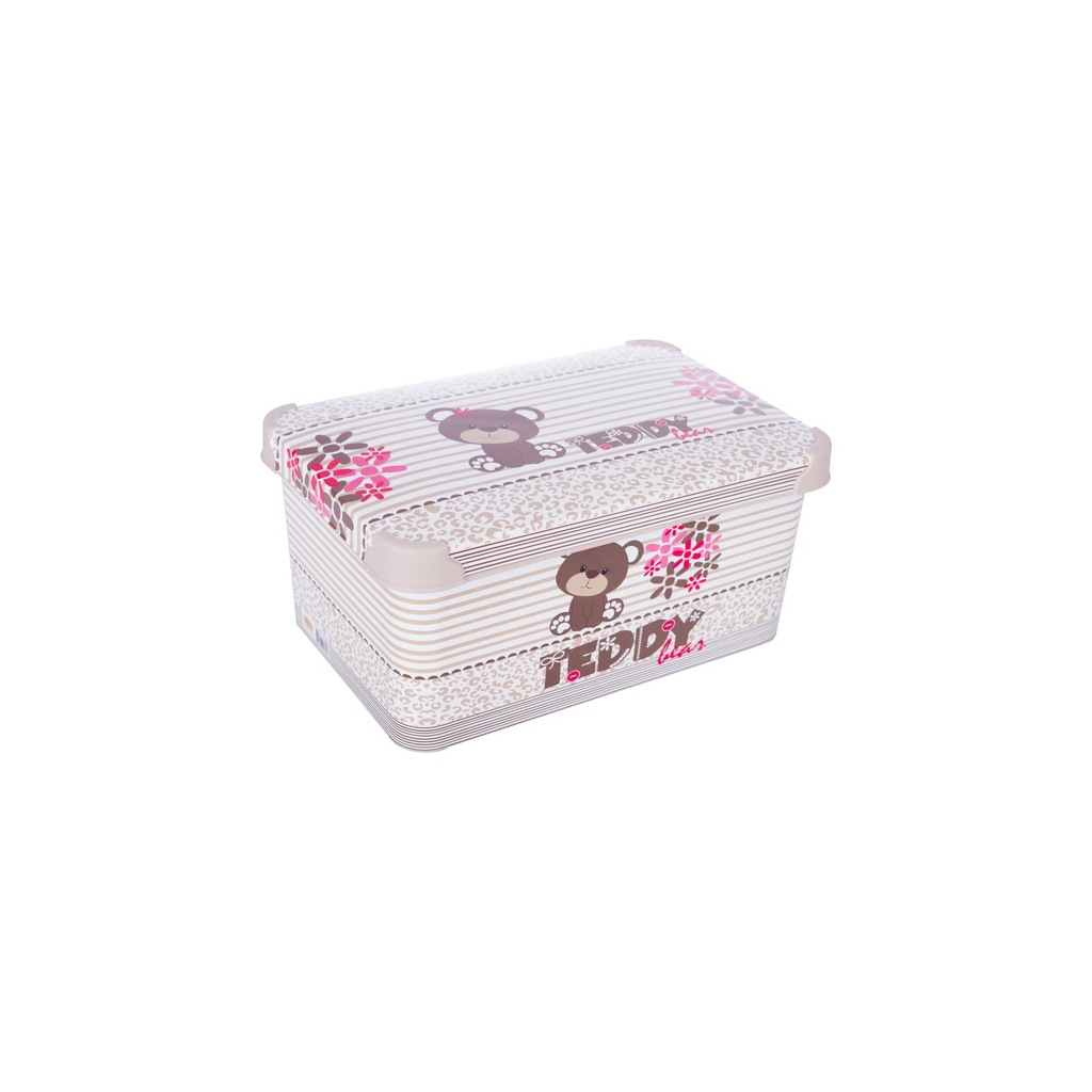 Контейнер для зберігання Violet House 0646 Decor Teddy 5 л (0646 DECOR TEDDY з/кр. 5 л) - изображение 1