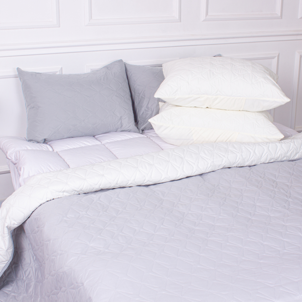 Покривало MirSon набір Trend Line №7109 Yellow sunset 150х210 + 4 наволочки 50х70 (2200005623862) - зображення 6