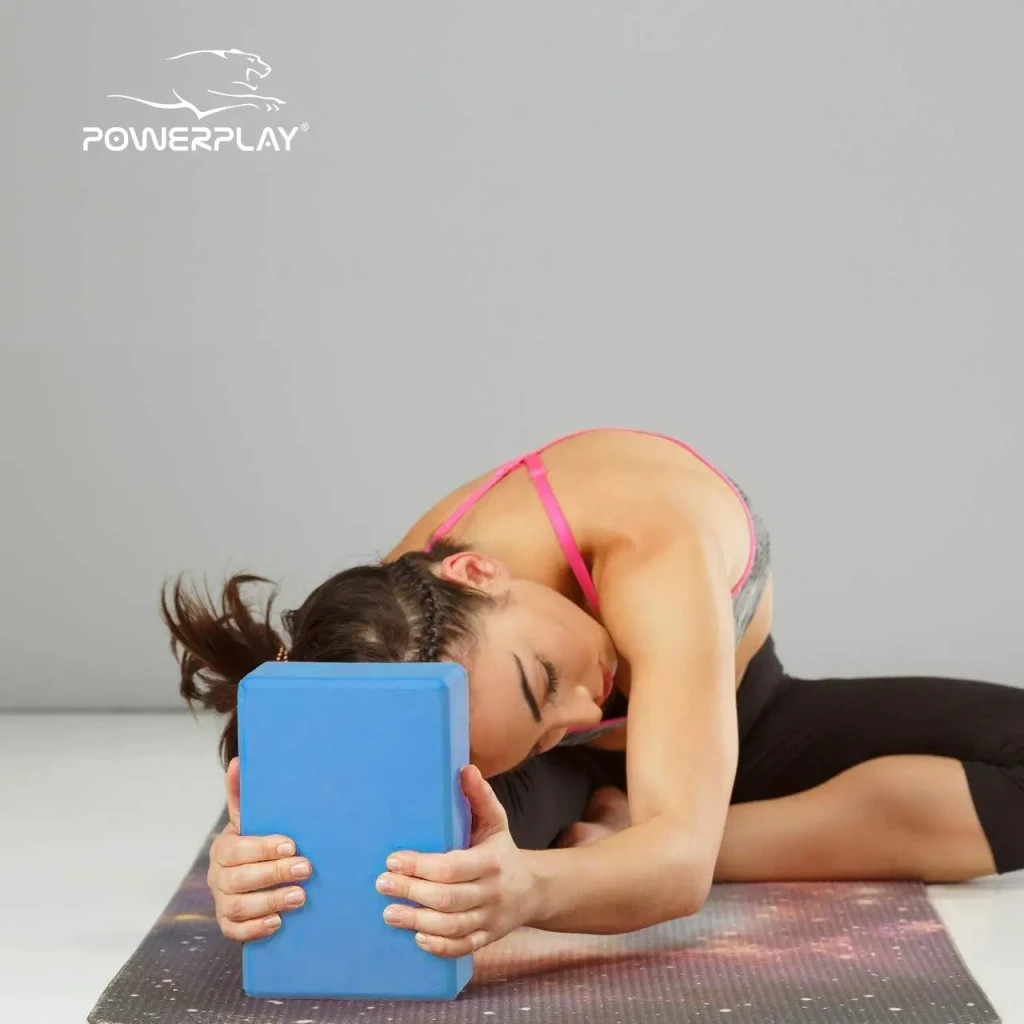 Блок для йоги PowerPlay 4006 Yoga Brick Синий (PP_4006_Blue_Yoga_Brick) - зображення 5
