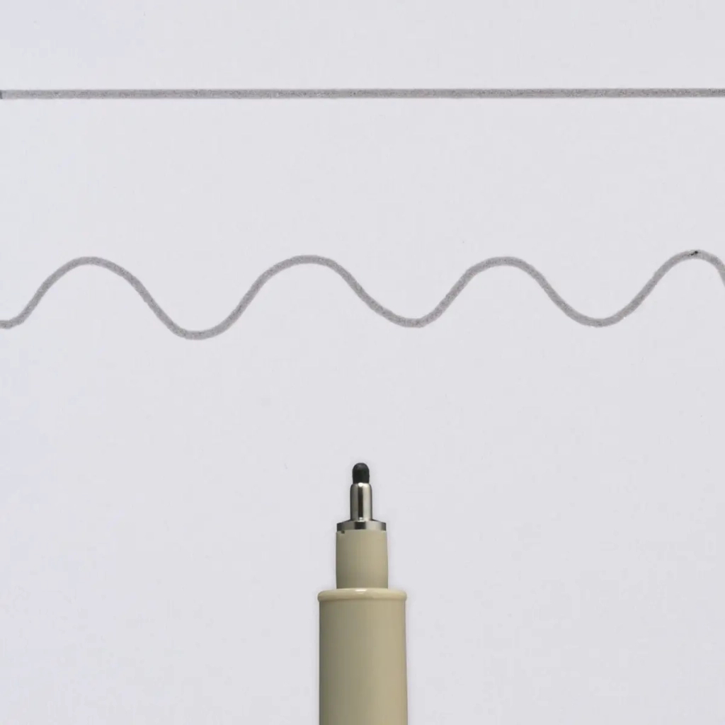 Лайнер Sakura Pigma Micron (10) 0,6 мм Сірий (084511333703) - зображення 3