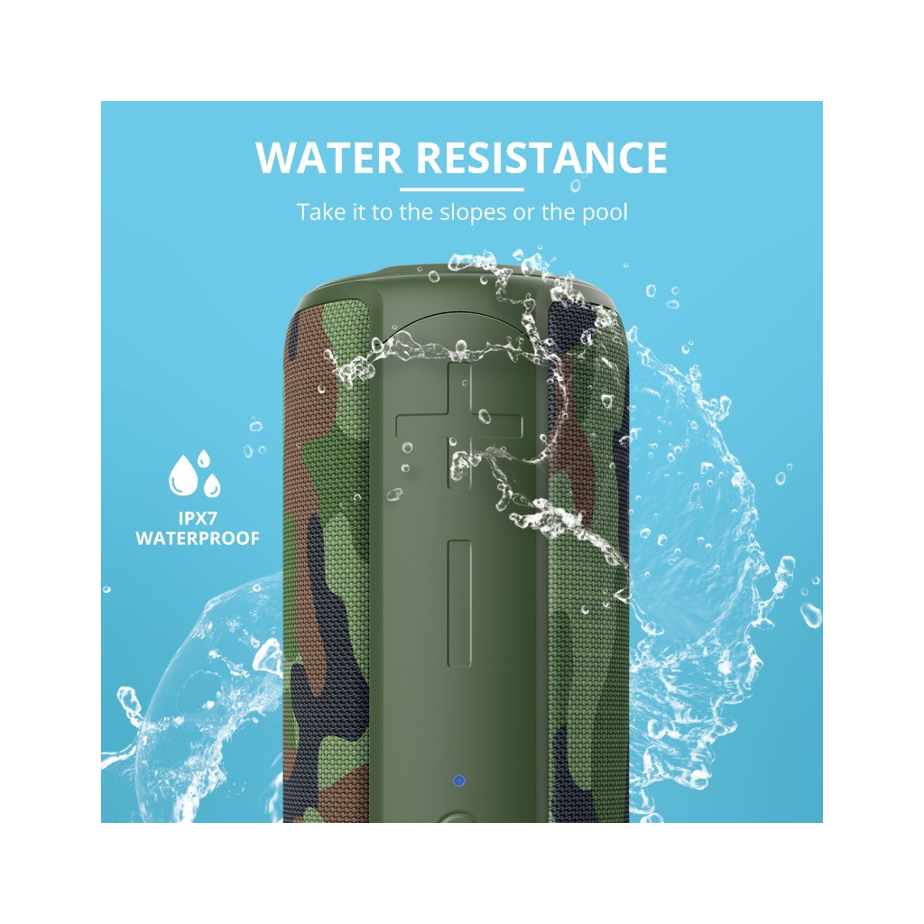 Акустична система Trust Caro Max Powerful Bluetooth Speaker Camo (23960) - зображення 3