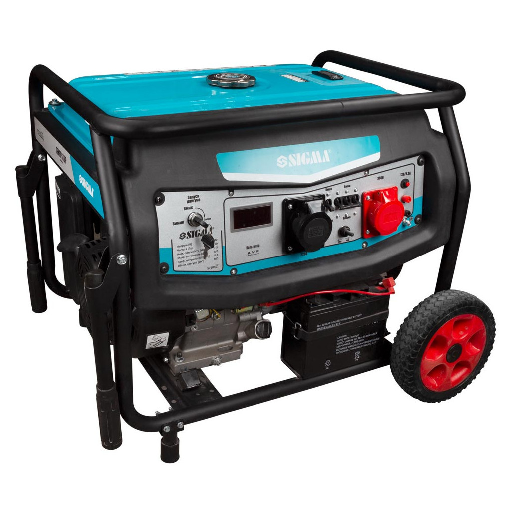 Генератор Sigma 8.0kW, 220-380В, 3 фаз. (5710501) - зображення 2