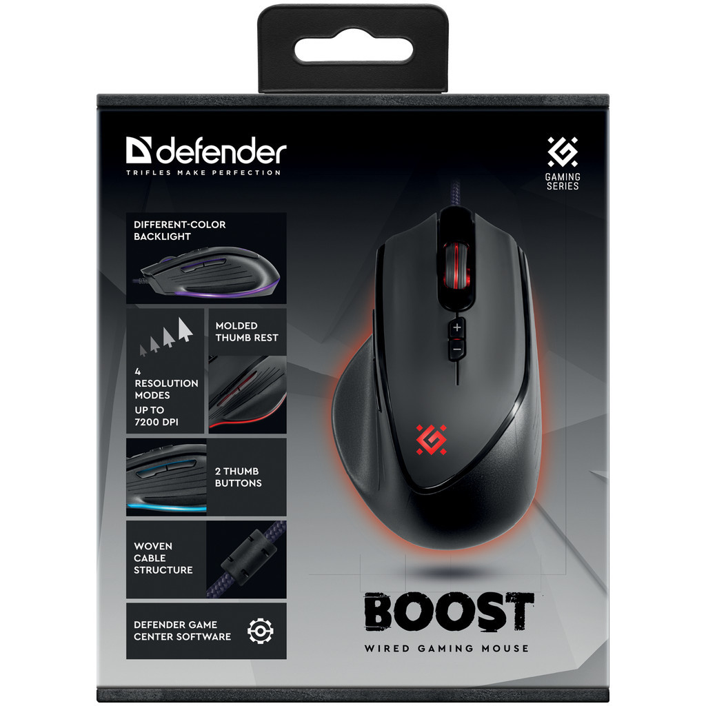 Мишка Defender Boost GM-708L USB Black (52708) - зображення 11