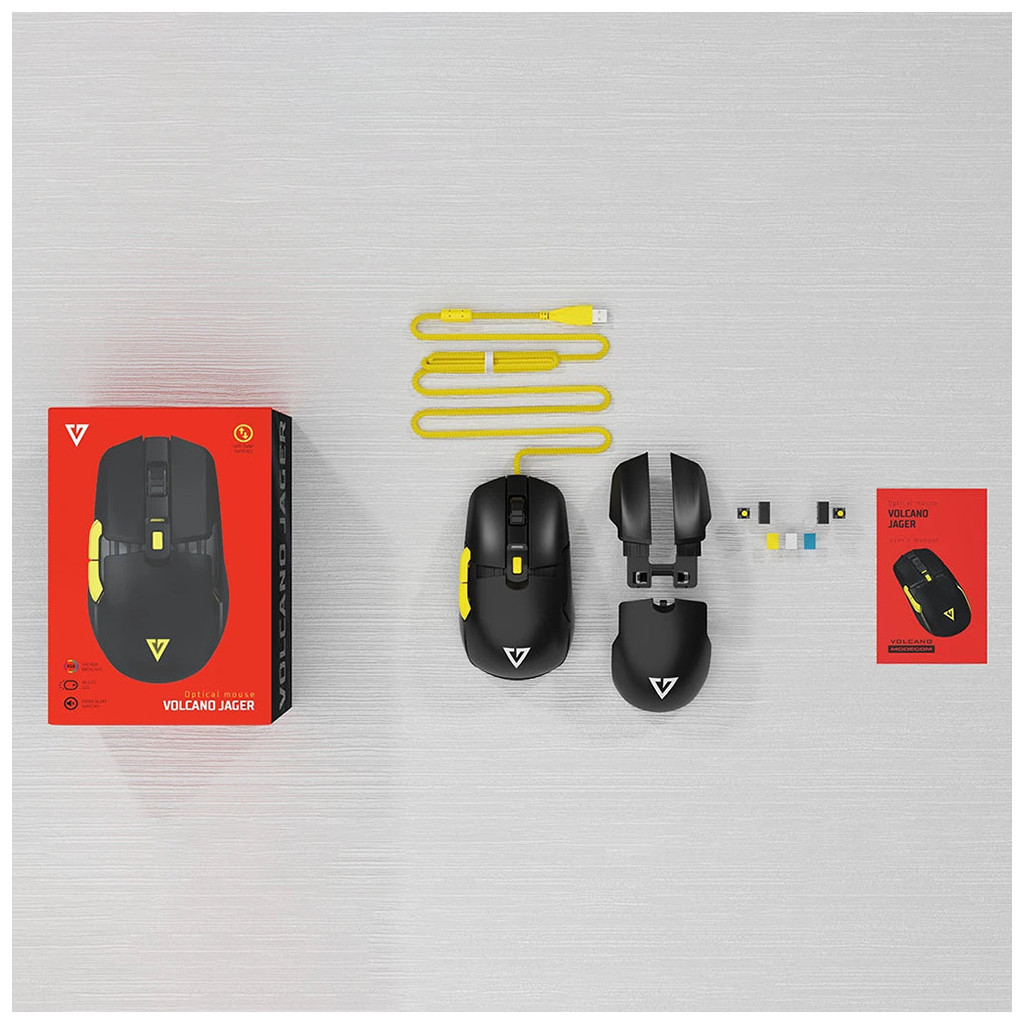 Мишка Modecom Jager Volcano RGB Hot-Swap Custom USB Black (M-MC-JAGER-100) - зображення 11