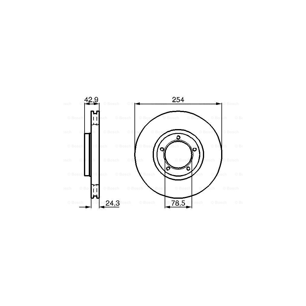 Гальмівний диск Bosch 0 986 478 160 - зображення 5