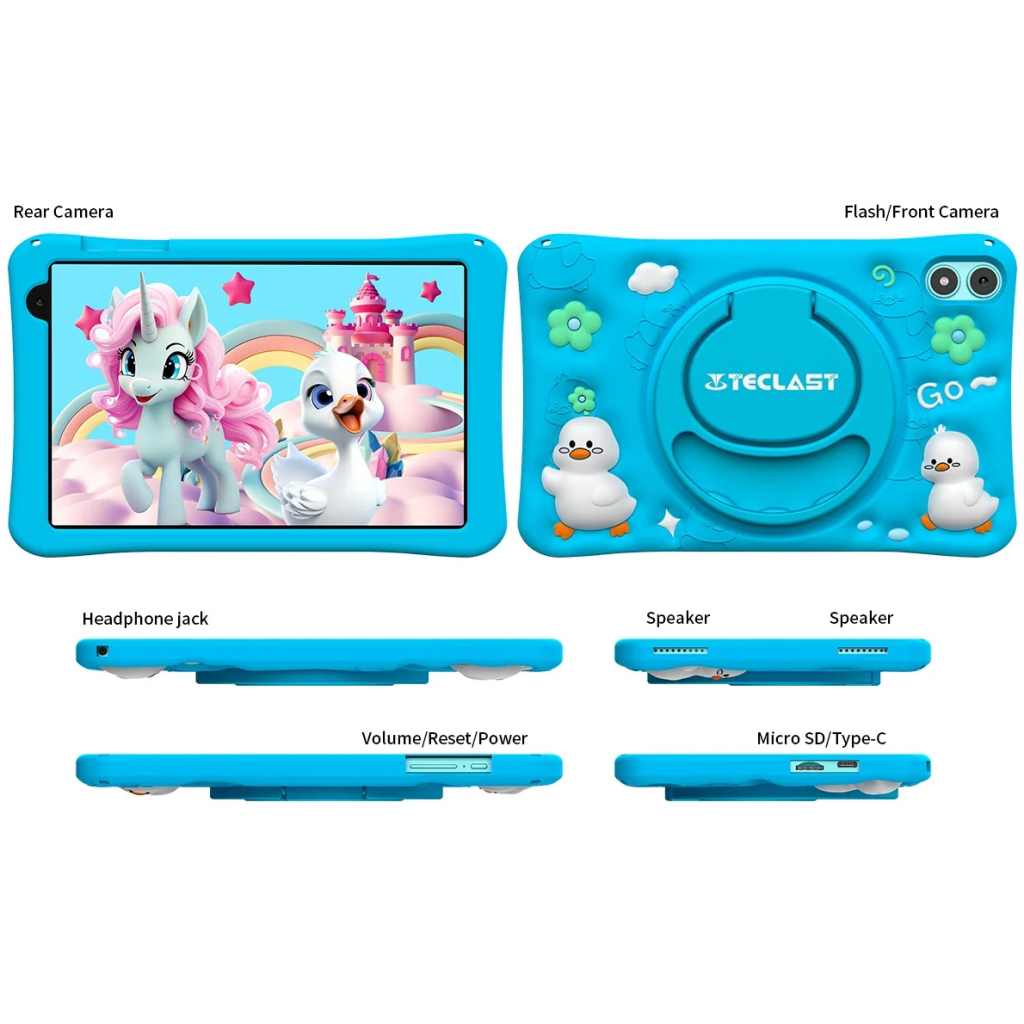 Планшет Teclast P85T KIDS 8 HD 4/64GB/ WIFI Metal/Blue (6940709685846) - зображення 6