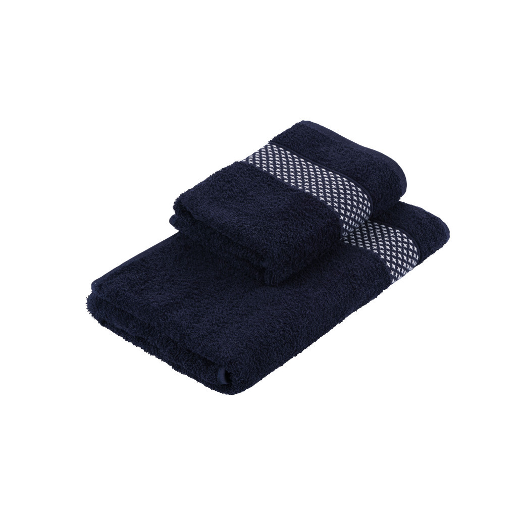 Рушник Ardesto набір махрових Holiday 2 шт 50х90см, 70х140см, 100% бавовна, індиго (ART2557IN) - зображення 5
