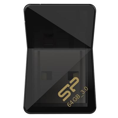 USB флеш накопичувач Silicon Power 64Gb Jewel J08 Black USB 3.0 (SP064GBUF3J08V1K) - зображення 1
