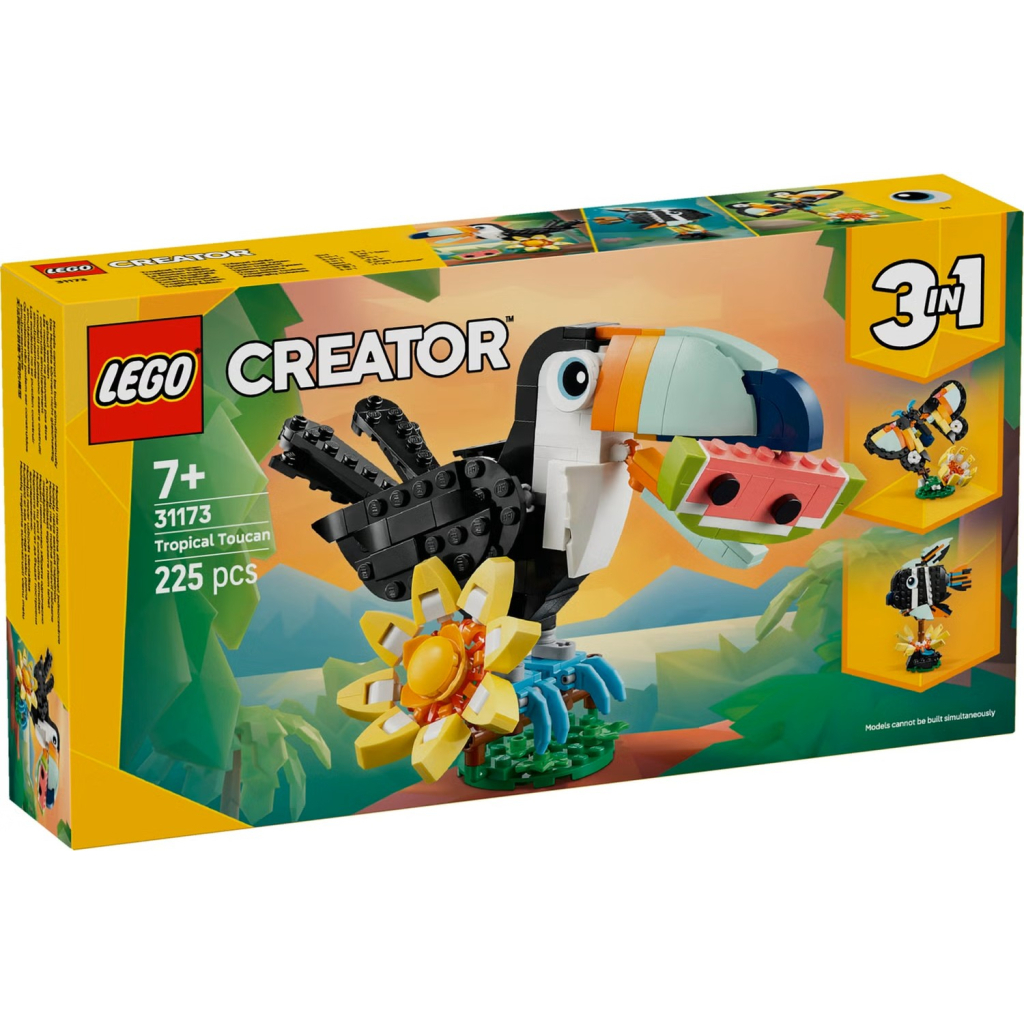 Конструктор LEGO Creator Дикі тварини: тропічний тукан (31173-) - зображення 1