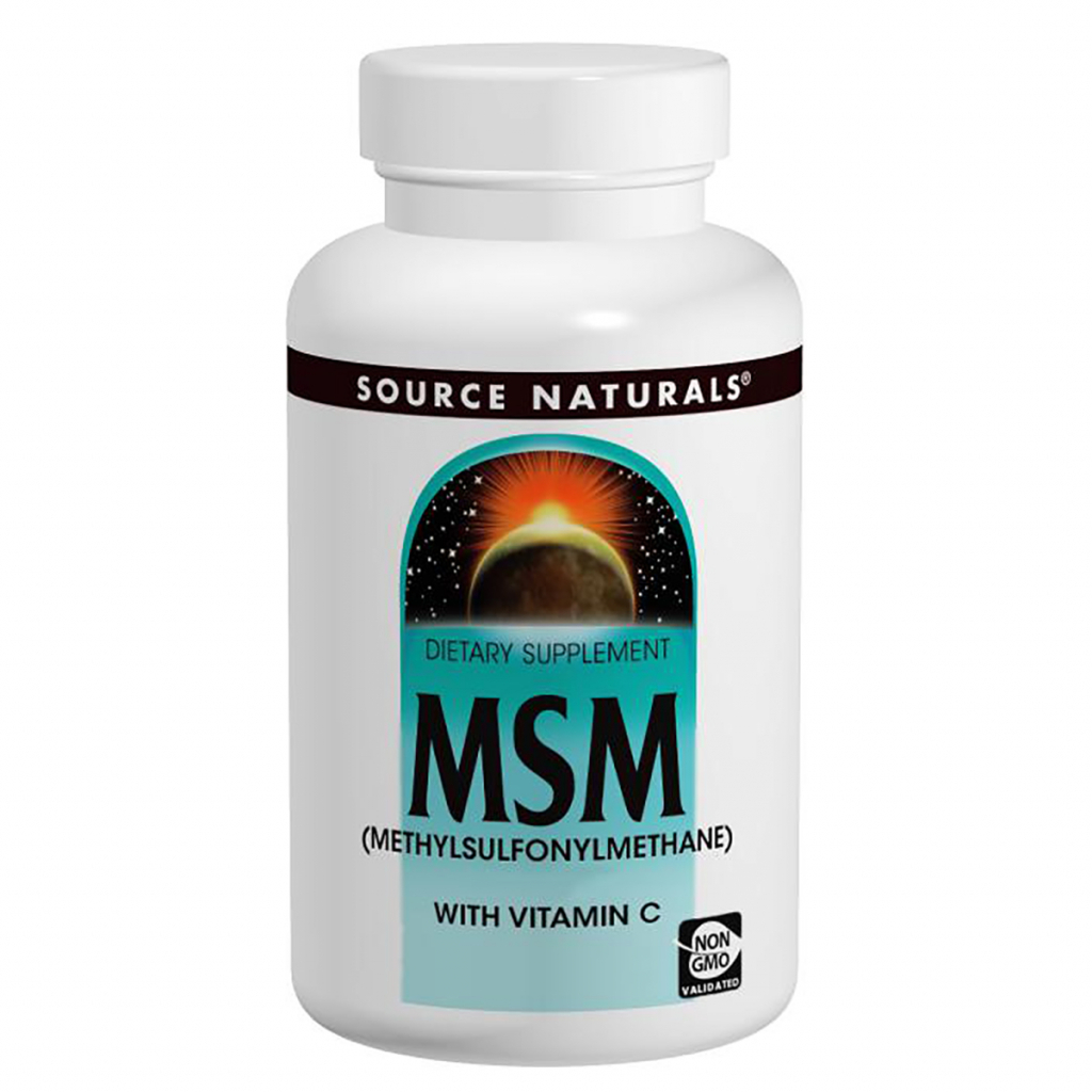 Вітамінно-мінеральний комплекс Source Naturals МСМ 1000мг з вітаміном С, 60 таблеток (SN1288) - зображення 1