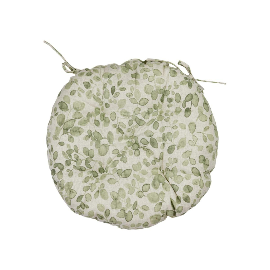 Подушка на стілець Прованс Dх40 Тереза листочки (034533) - зображення 1