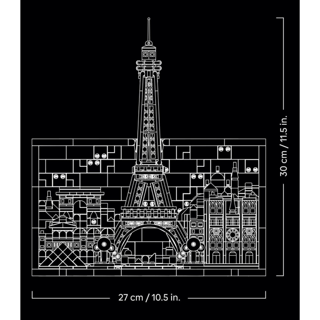 Конструктор LEGO Architecture Париж — місто кохання (21064) - зображення 7