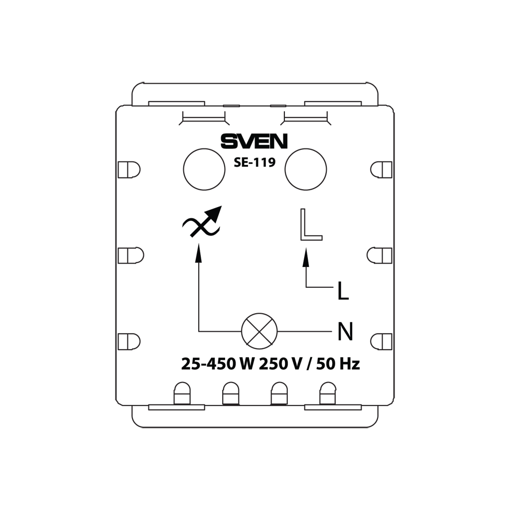 Світлорегулятор Sven SE-119 ivory (7100100) - изображение 5
