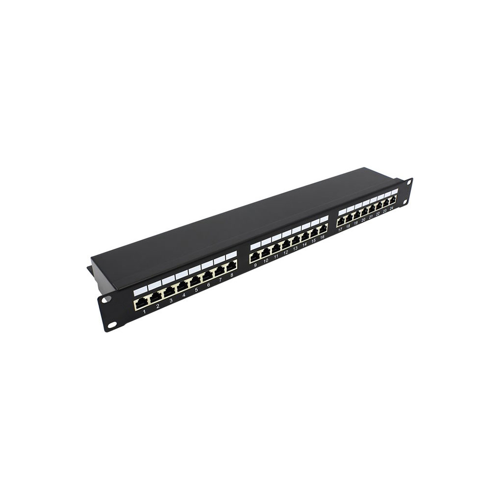 Патч-панель Molex 19" 24xRJ-45 STP cat.5e, 1U (KD-PP30-STP-C5e-24P) - изображение 1