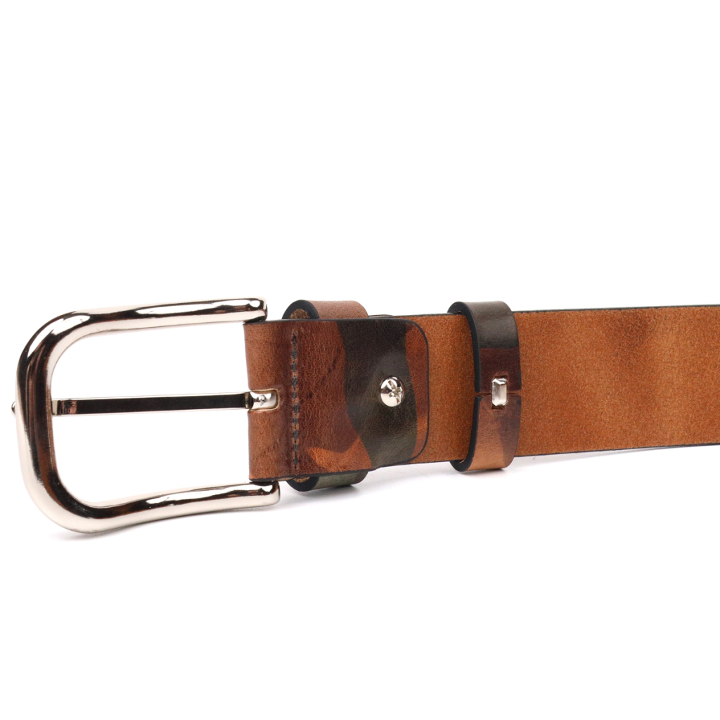 Ремінь Grande Pelle У стилі мілітарі з натуральної шкіри (21478) - зображення 6