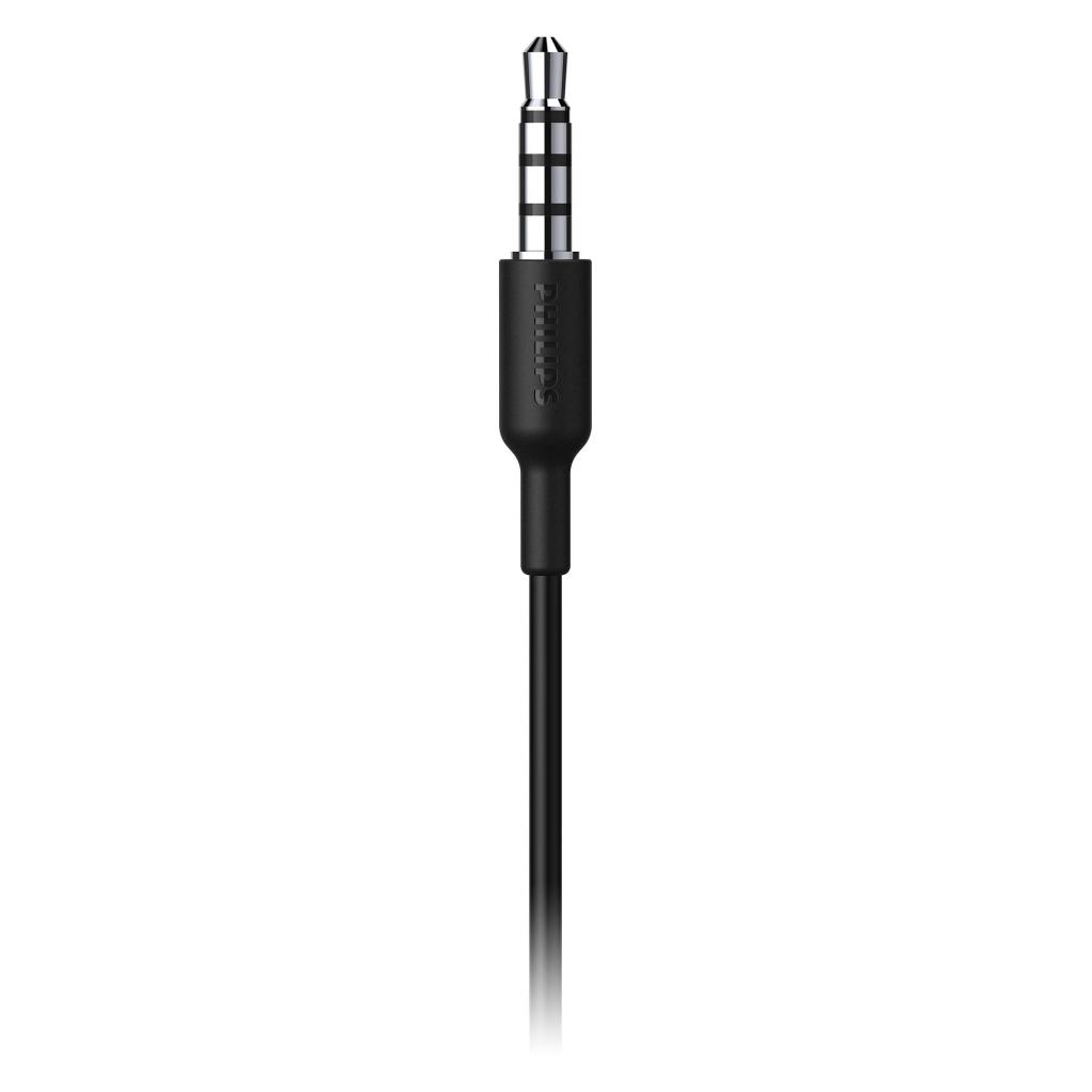 Навушники Philips TAA1105BK In-ear Mic Black (TAA1105BK/00) - зображення 5