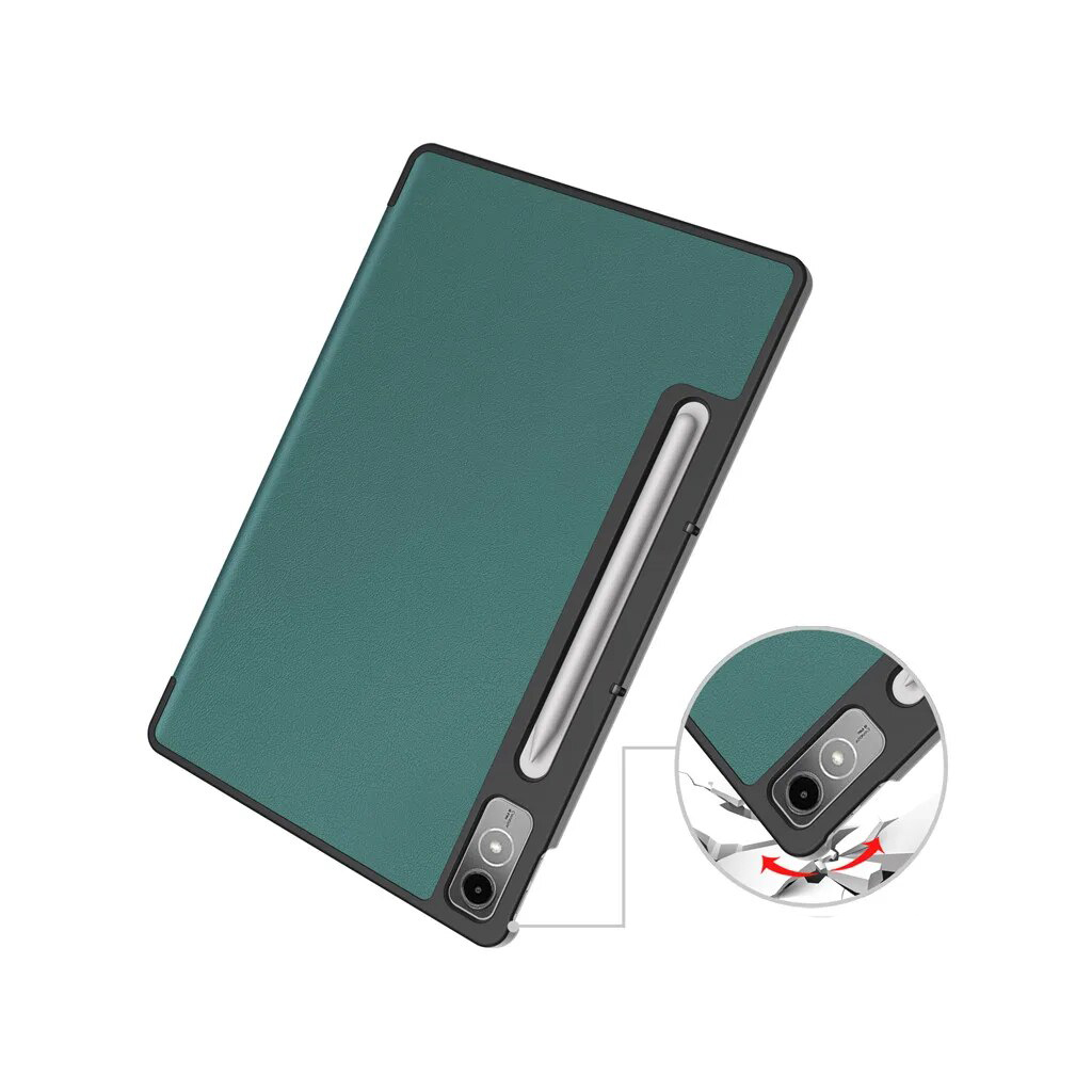 Чохол до планшета BeCover Smart Case Lenovo Tab P12 TB-370FU 12.7" Dark Green (710058) - зображення 6