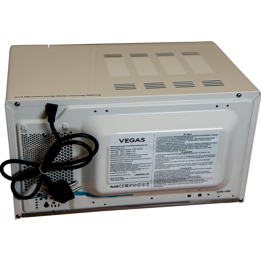 Мікрохвильова піч Vegas VME-2020SL - зображення 2