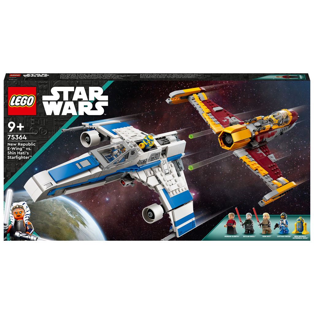 Конструктор LEGO Star Wars Винищувач Нової Республіки E-Wing проти Зоряного винищувача Шин Хаті 1056 деталей (75364) - зображення 1