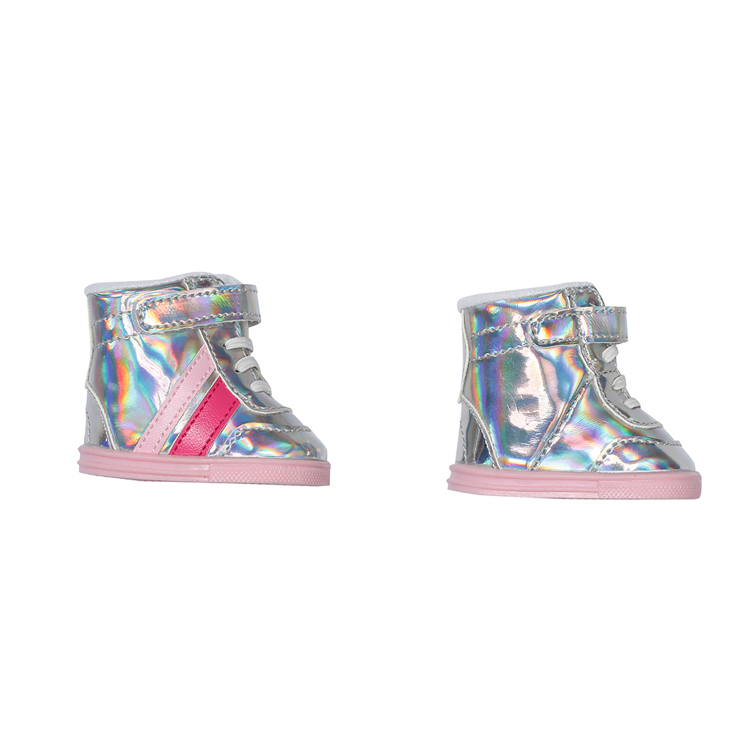 Аксесуар до ляльки Zapf Взуття для ляльки Baby Born - Cріблясті кросівки (831762) - зображення 2