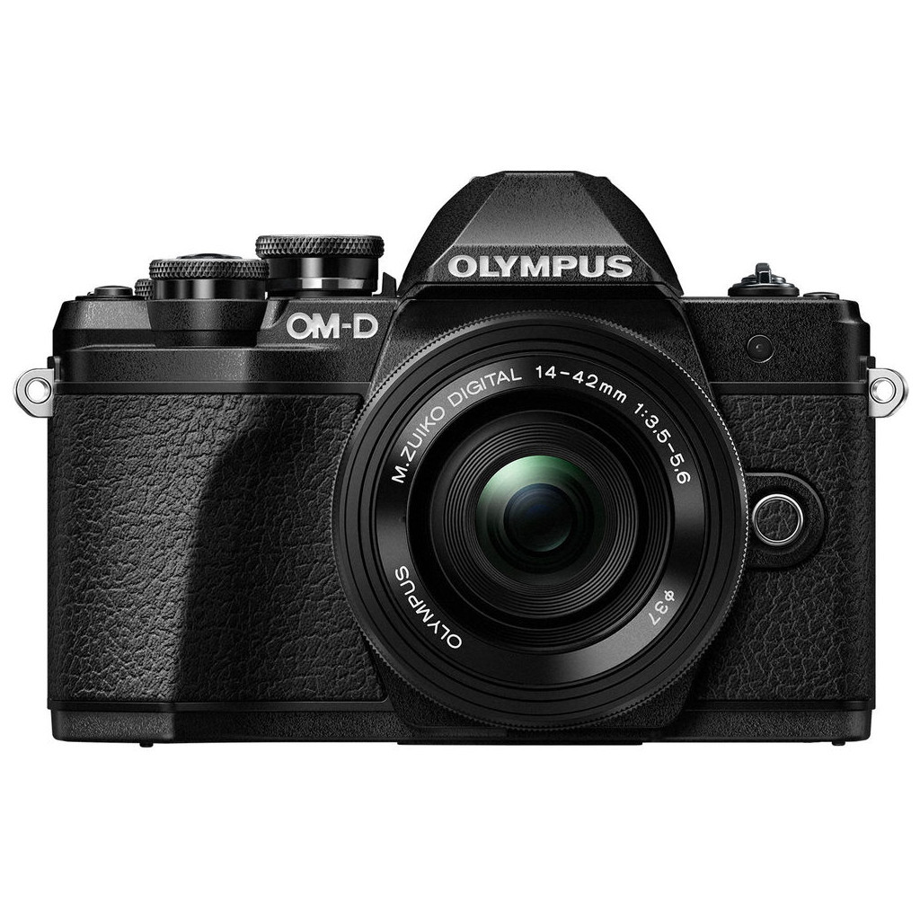 Цифровий фотоапарат Olympus E-M10 mark III Pancake Double Zoom 14-42 + 40-150 Kit B/B/B (V207074BE000) - зображення 2