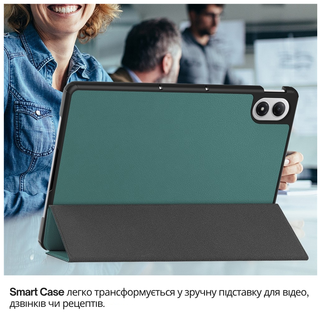 Чохол до планшета BeCover Smart Case Xiaomi Redmi Pad 2 Pro 12.1" Dark Green (714628) - зображення 6