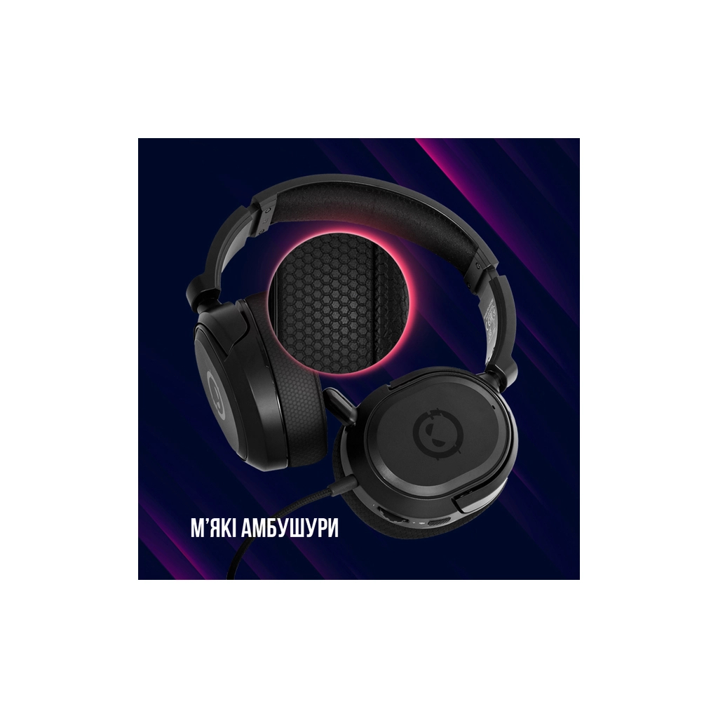 Навушники Lorgar Kaya 360 USB Black (LRG-GHS360) - зображення 9