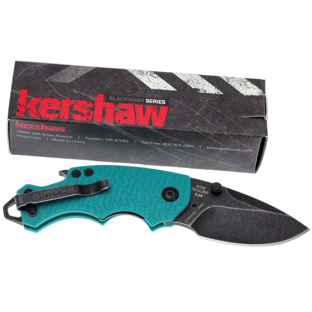 Ніж Kershaw Shuffle голубой (8700TEALBW) - зображення 8