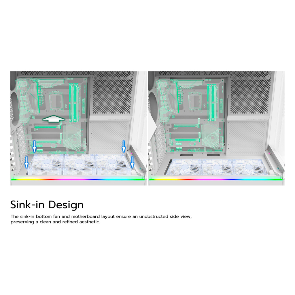 Корпус MONTECH HS02 PRO (W) - зображення 11