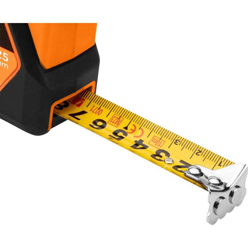 Рулетка Neo Tools 5мx25мм, з фіксатором змотування, магніт (67-233) - зображення 8